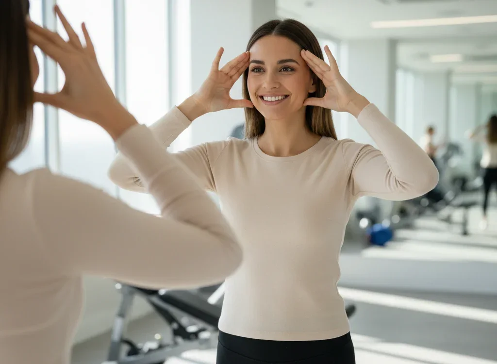 Patienten&uuml;bungen f&uuml;r das Ponytail-Facelift-Wartung