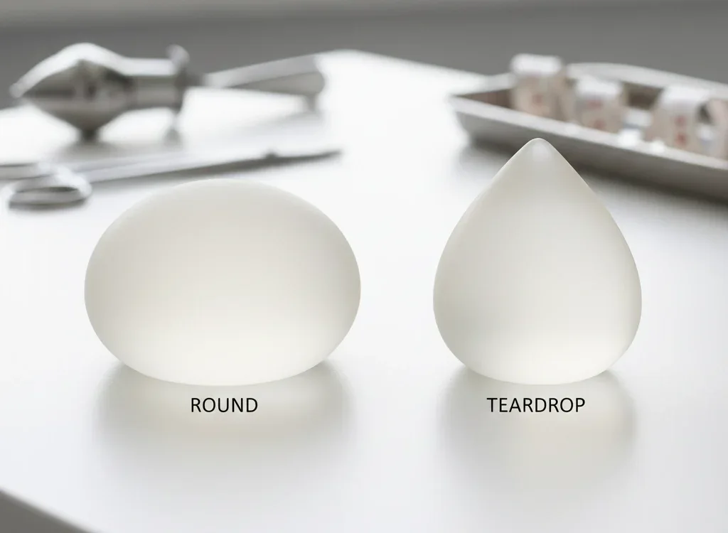 close-up implant rotund picătură