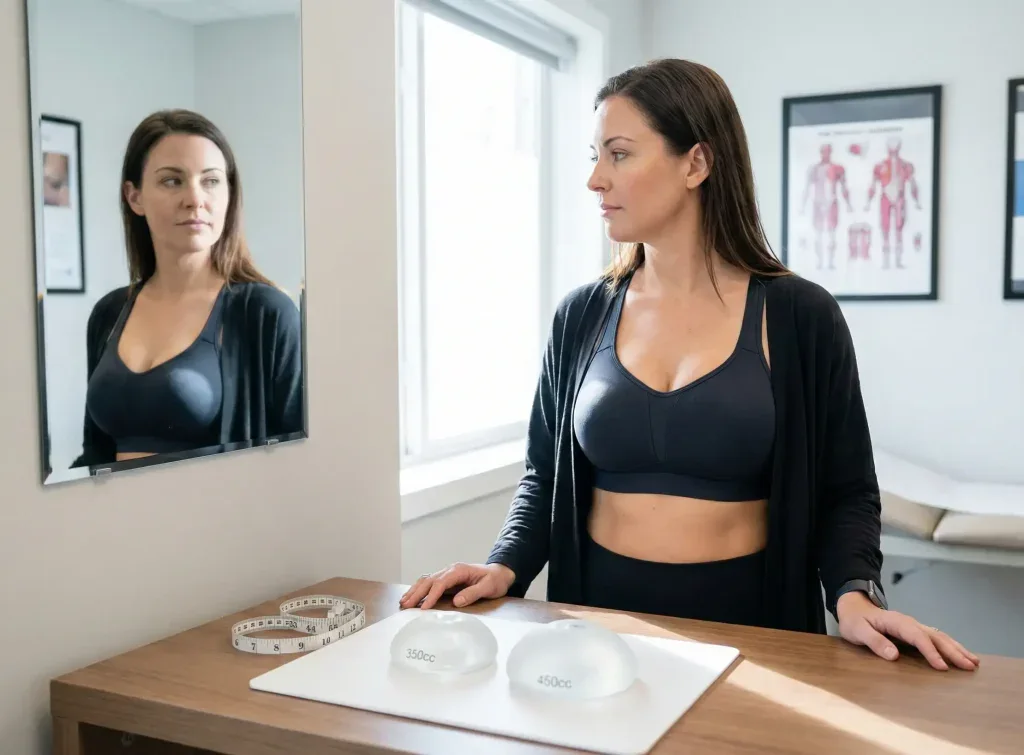 breast implant size change consultation upsizing downsizing sizers
