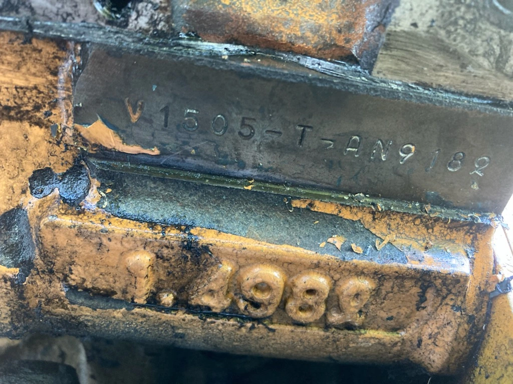 kubota engine number engraved