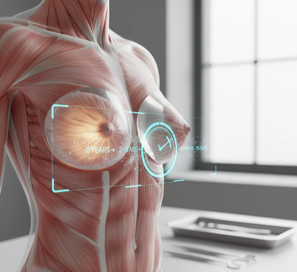 Anatomische Implantat-Zeitleiste