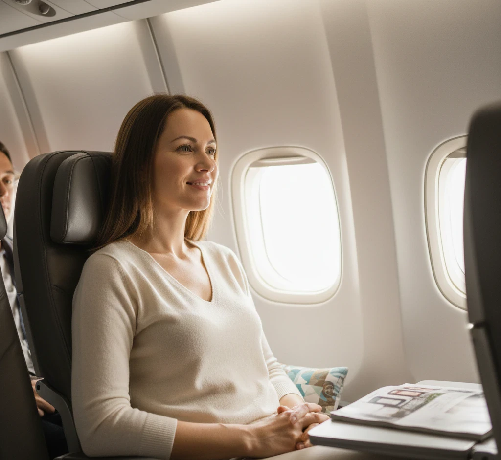 Patient im Flugzeug sicher