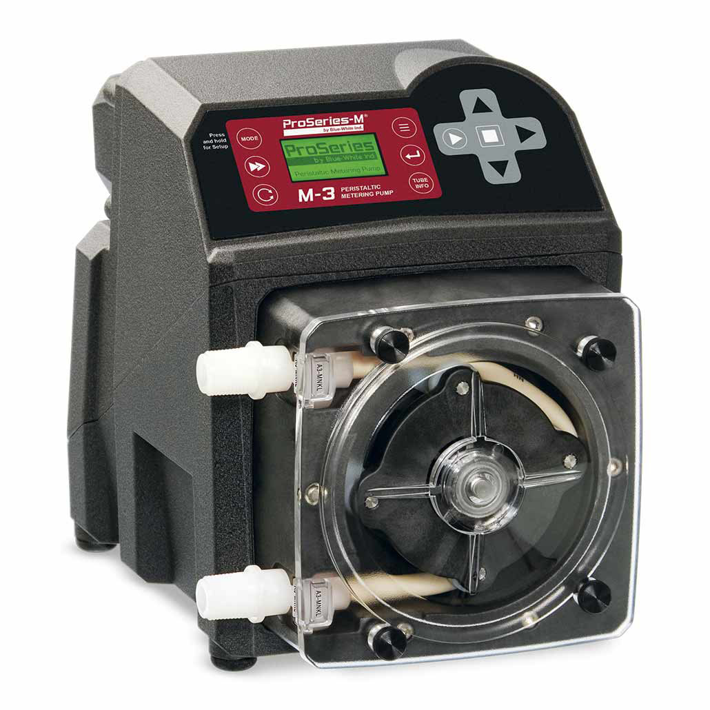 Blue-White Industries Peristaltic Metering Pumps.