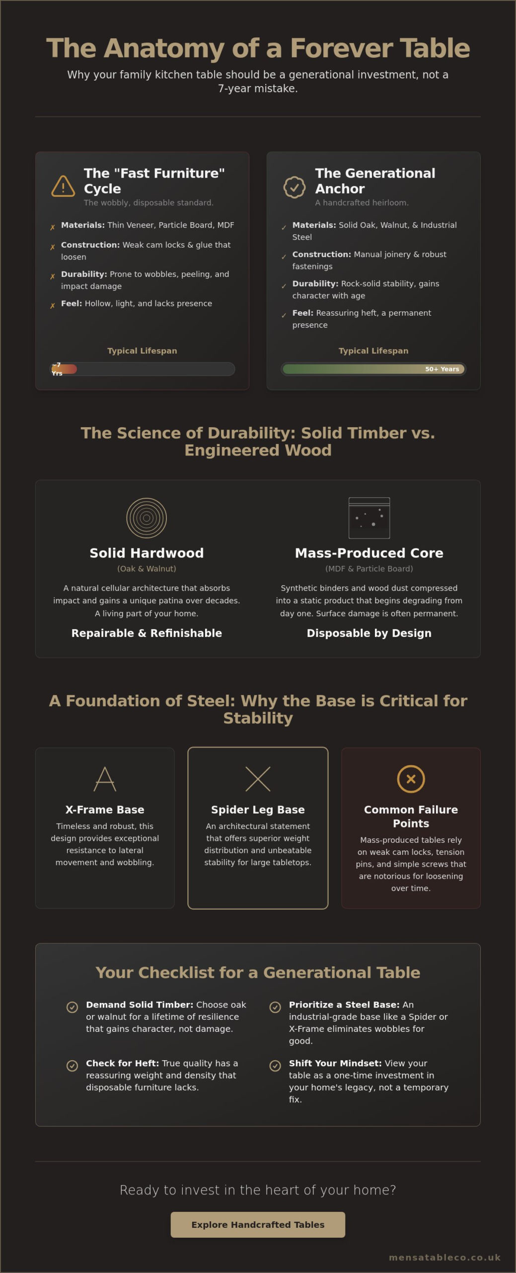 Heavy Duty Kitchen Table for Family Use: A Guide to Lasting Craftsmanship