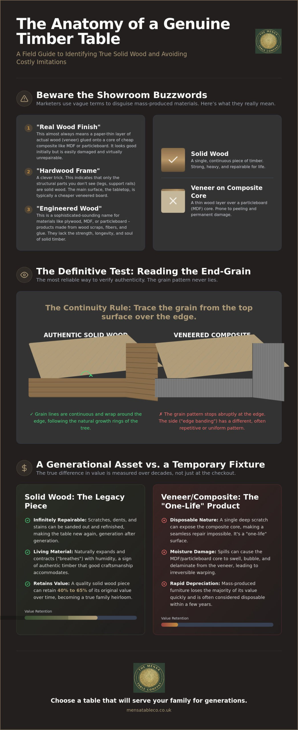 How to Check if a Table is Truly Solid Wood: The Artisan's Guide for 2026