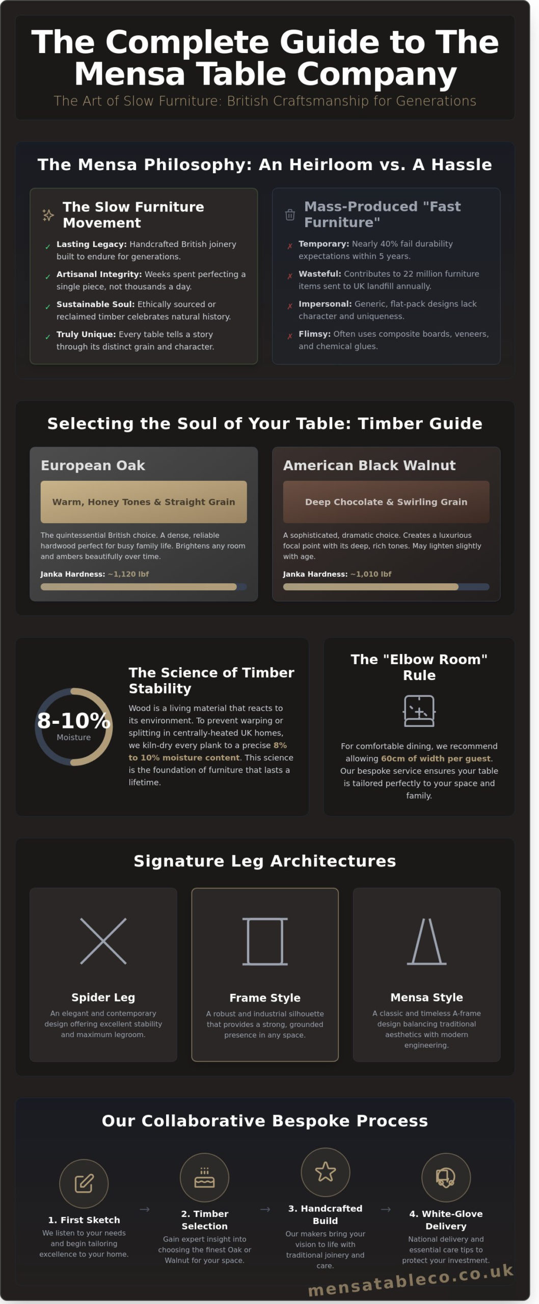 The Complete Guide to The Mensa Table Company: Handcrafted British Excellence