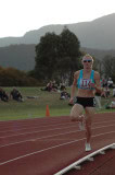 Tamsyn Manou on her way to winning the 800m at the 2008 Briggs Athletics Classic in Hobart.