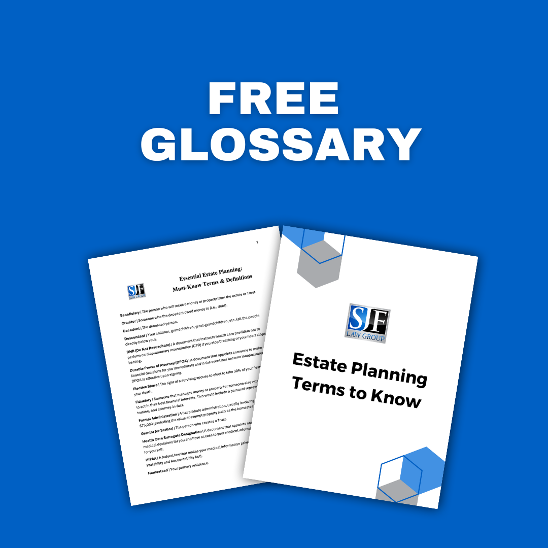 Free glossary of estate planning law terms and legal definitions