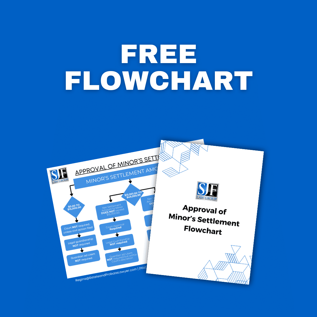 Preview of a free flowchart on approval of a minor's settlement