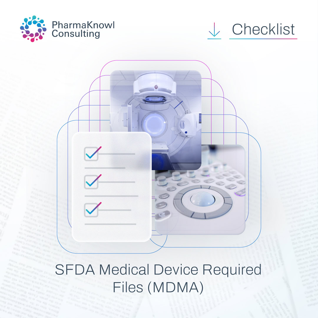 Checklist Medical Device registration MDMA SFDA