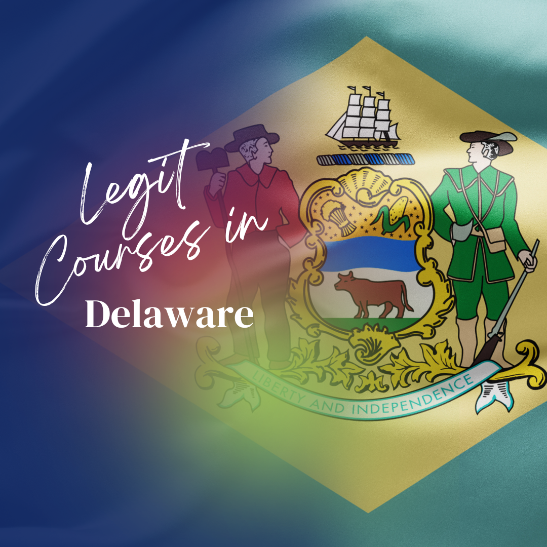 Delaware State Approved Online Course Providers - Legit Courses in DE