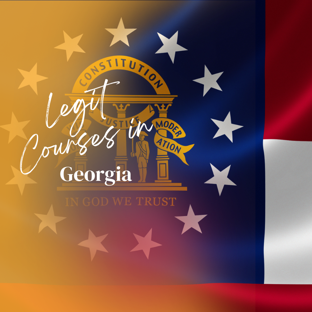Legit Courses in Georgia - State Approved and Online Coursework