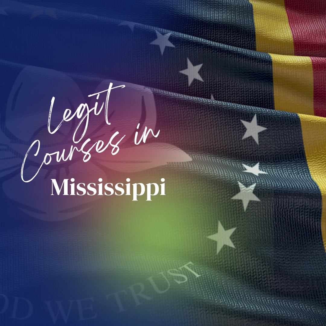 Mississippi State Approved Online Course Providers - Legit Courses in MS