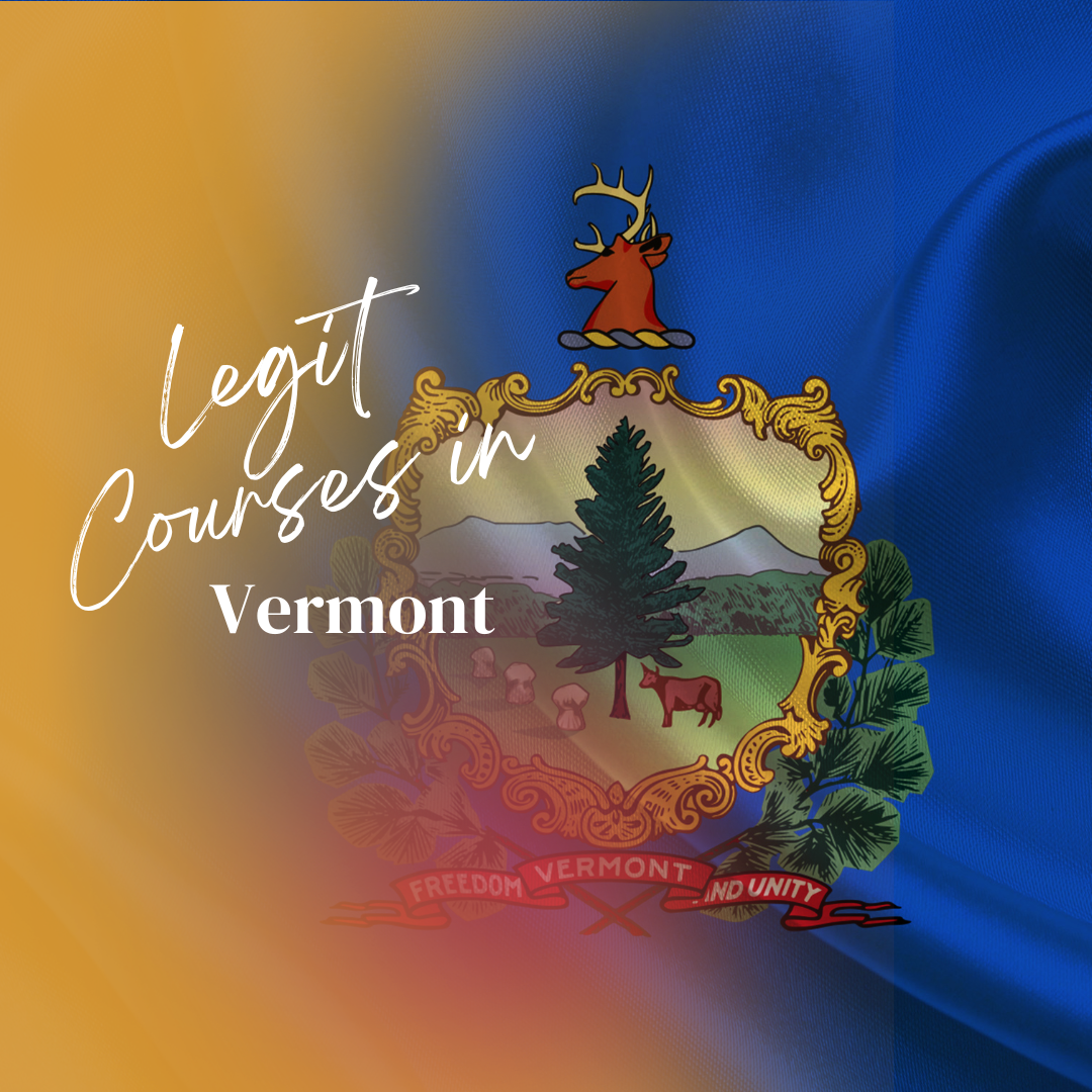 Vermont State Approved Online Course Providers - Legit Courses in VT