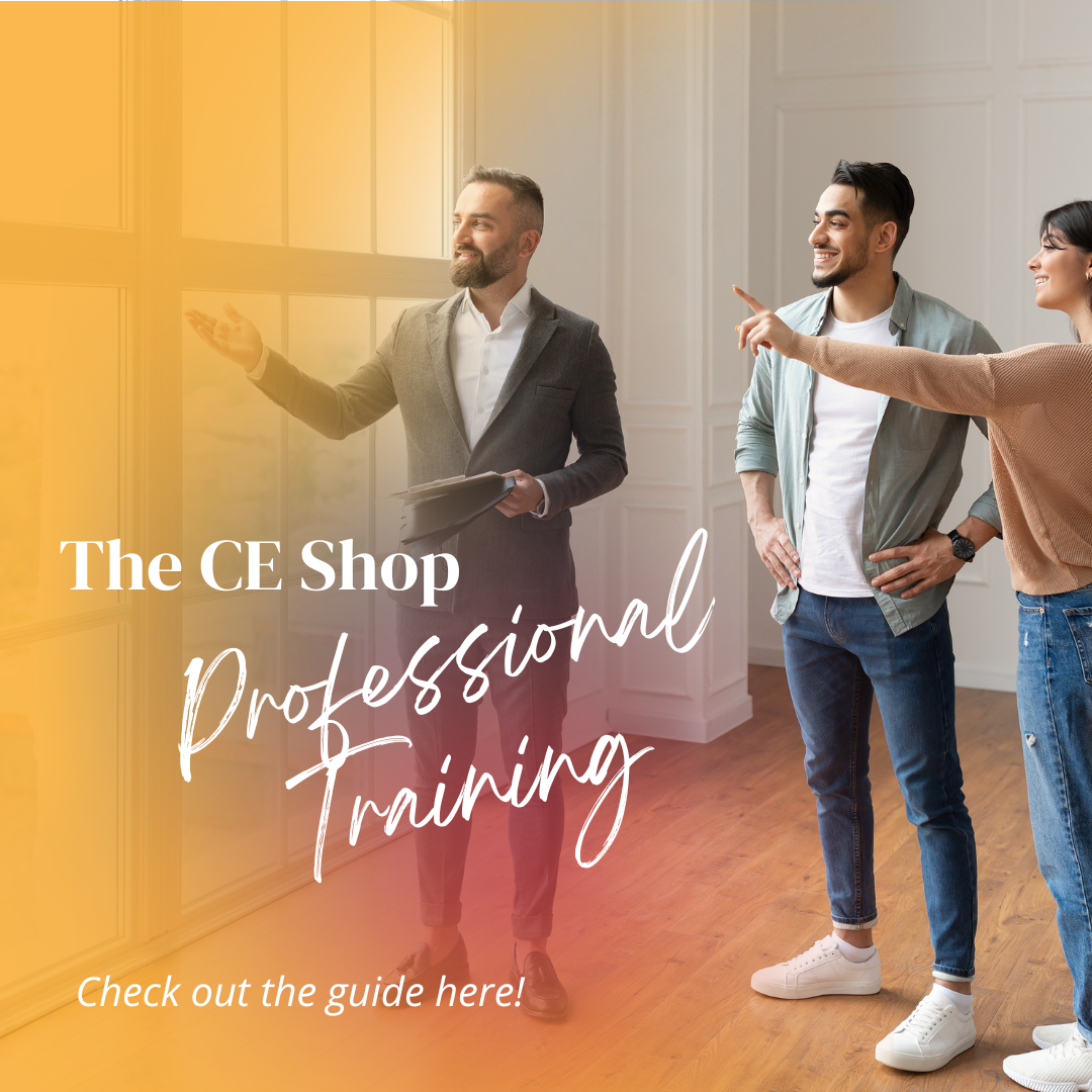 The CE Shop - Professional Training - Real Estate Courses and Continuing Education - Online and State Approved Legit Courses