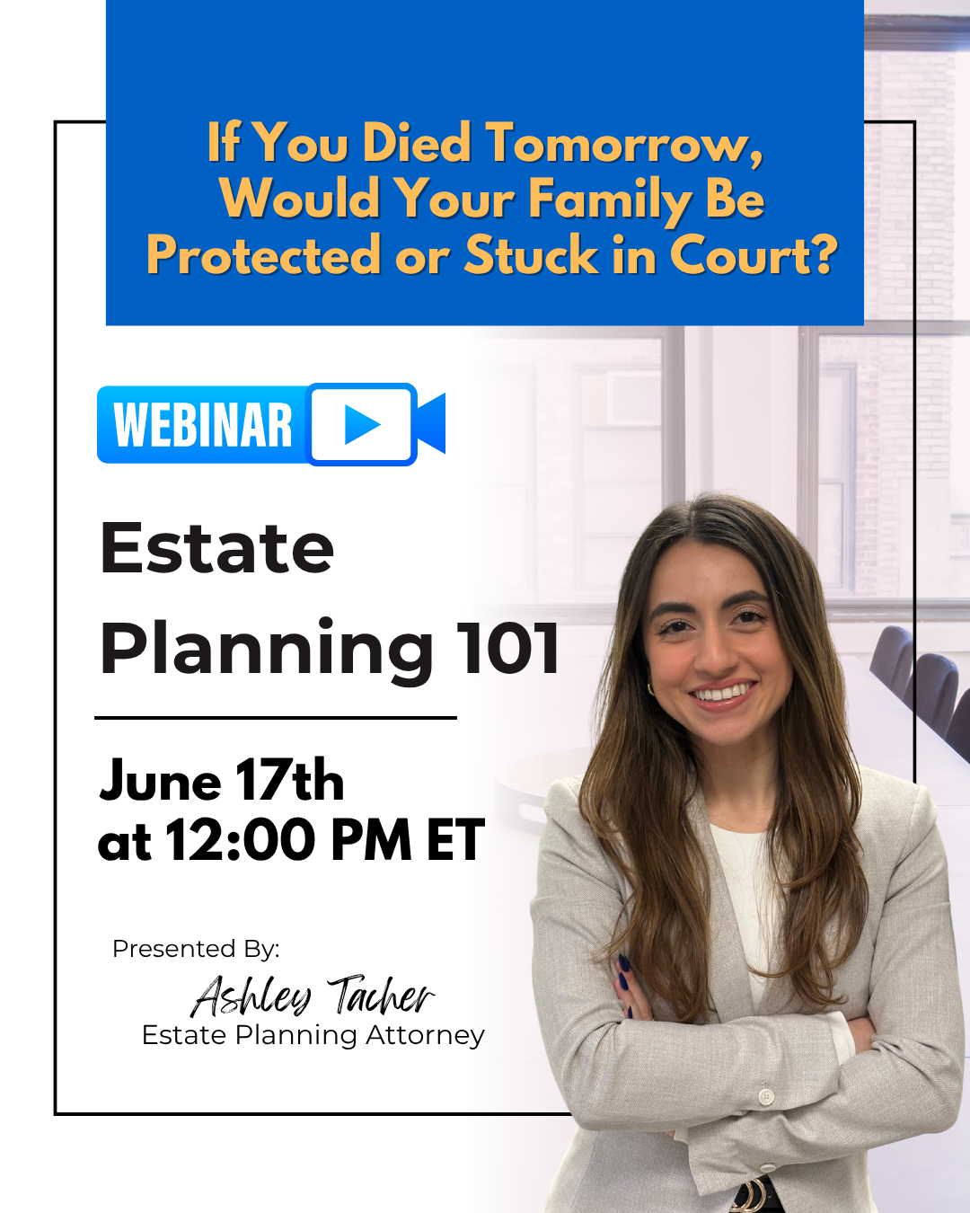 Estate Planning 101 Webinar Graphic