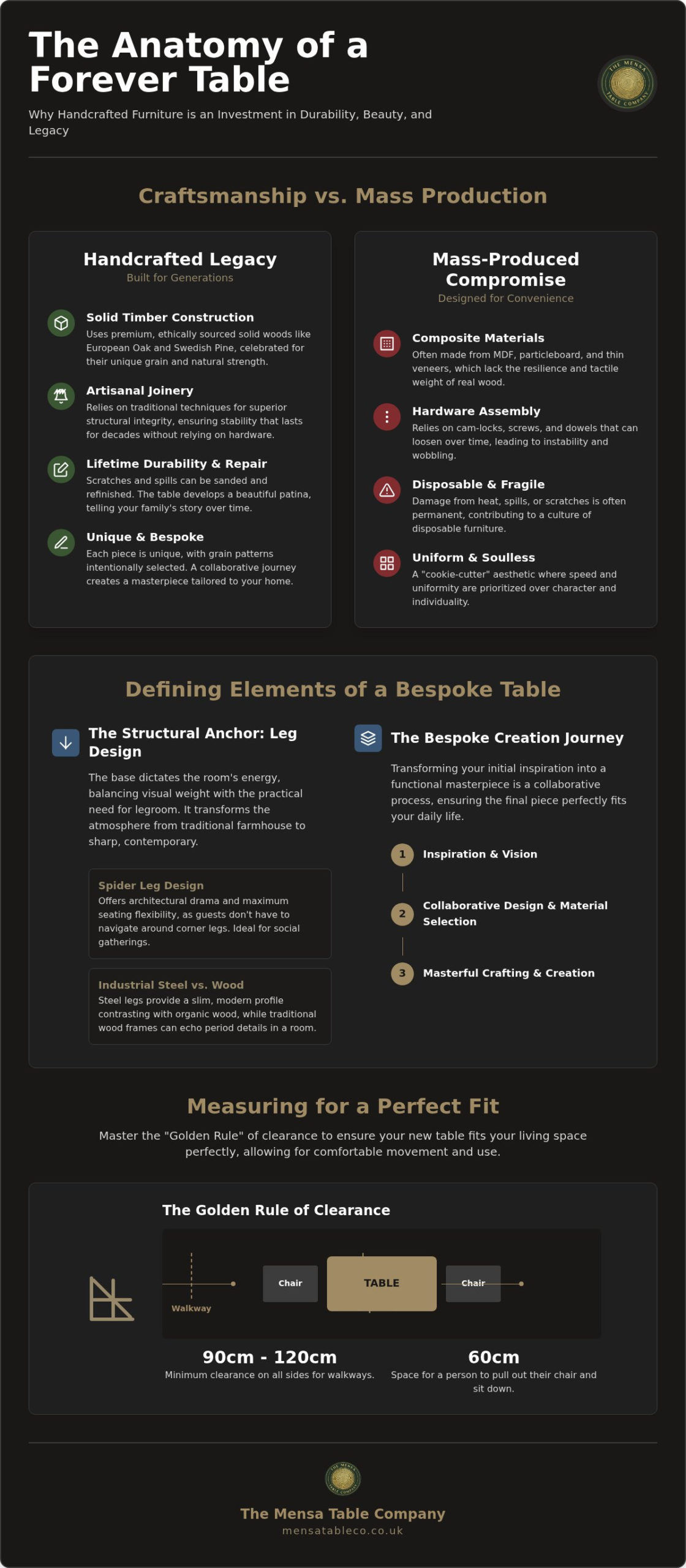 The Art of the Handmade Dining Table: A Guide to Timeless Craftsmanship