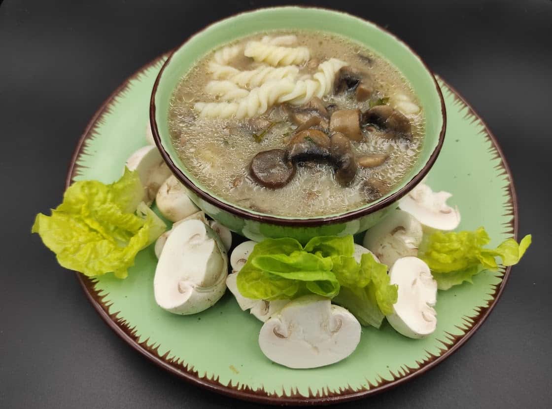 zupa pieczarkowa.