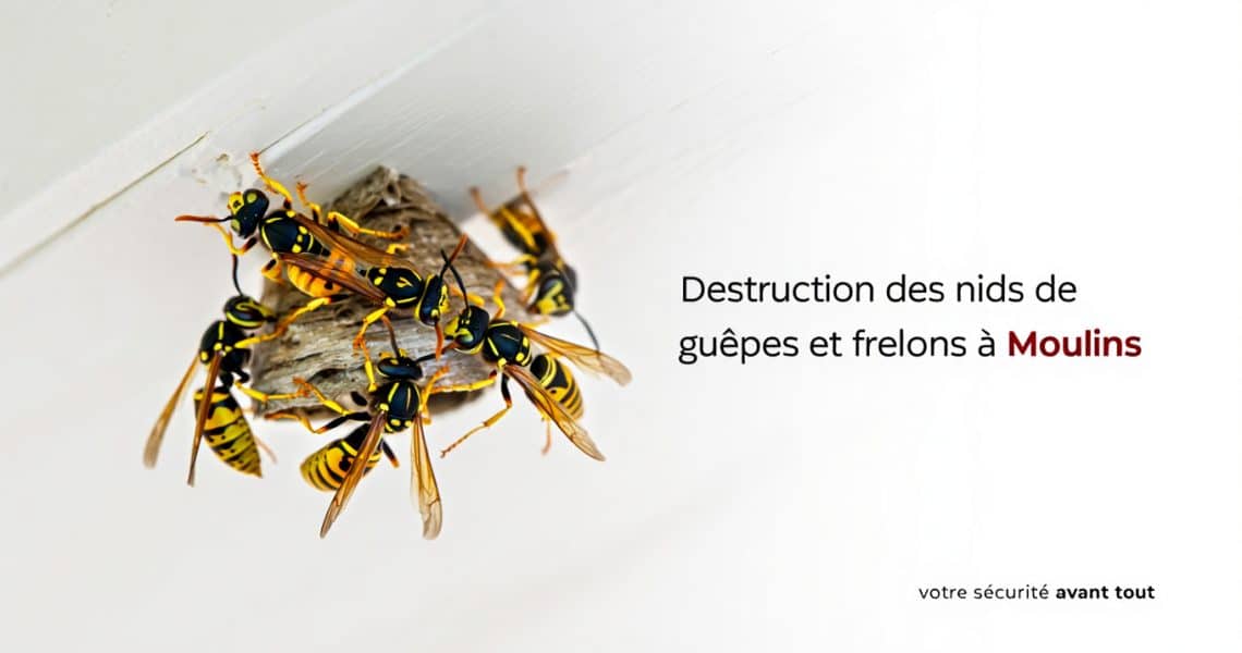 ALLO FRELONS: Destruction de nids de gu&ecirc;pes, frelons et frelons asiatiques &agrave; Moulins
