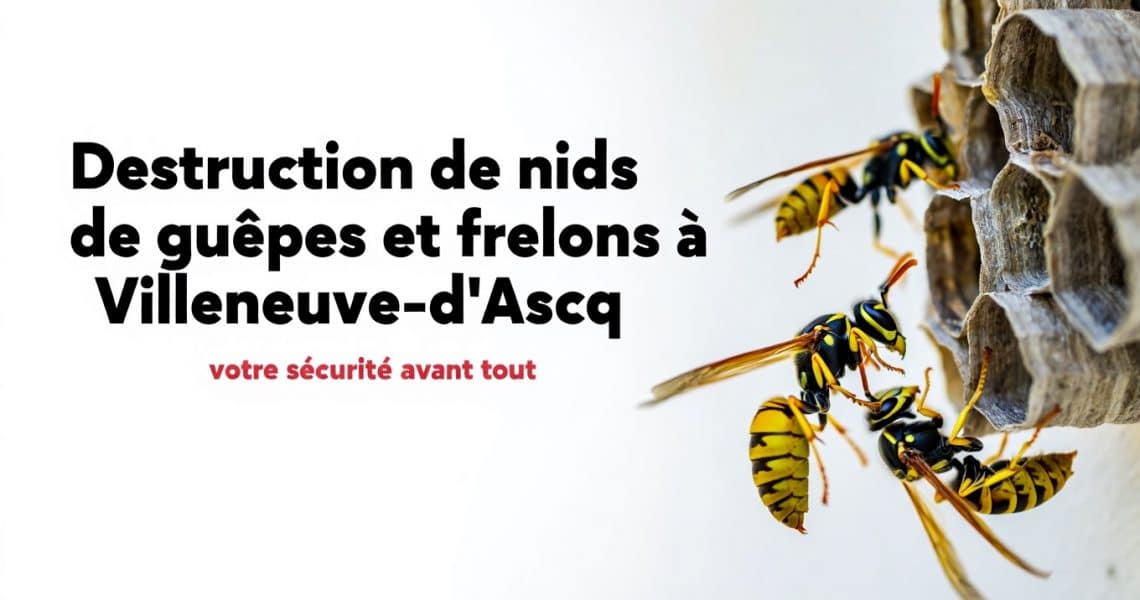 ALLO FRELONS 59, entreprise de destruction des nids de frelons et de guêpes à Villeneuve-d'Ascq