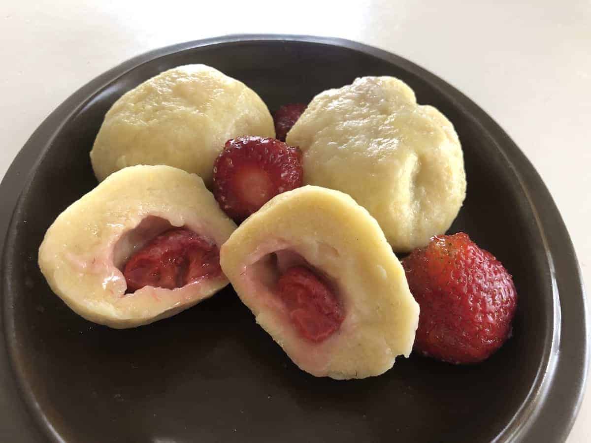 Polish knedle are a healthy sweet snack.