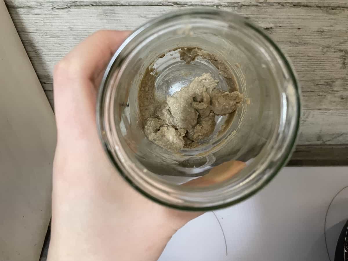 Mix the flour and water.