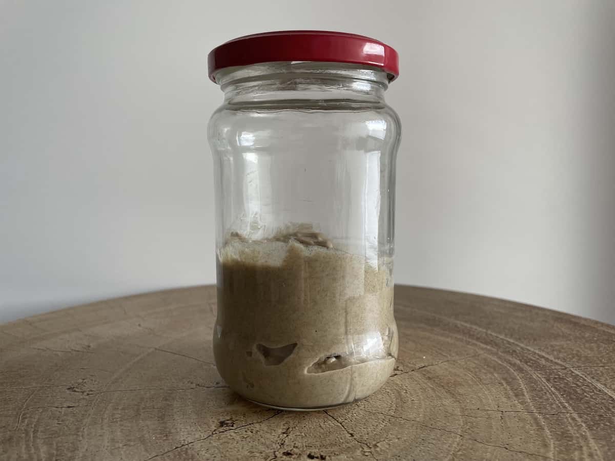 Zakwas zytni sourdough starter.