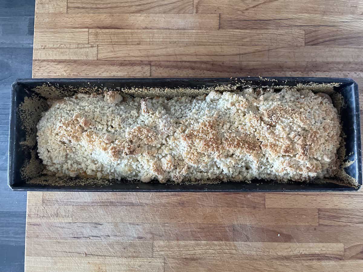 Perfectly bakes apple cinnamon babka.