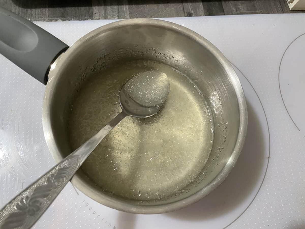 Separate the egg yolks and egg whites.