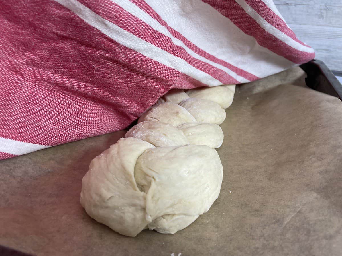 Transfer the chalka to a baking pan.