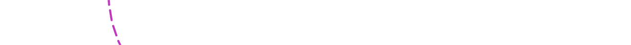 Image graphic of dotted curved vertical line.