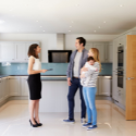 Real estate agent assisting home buyers in Minnesota