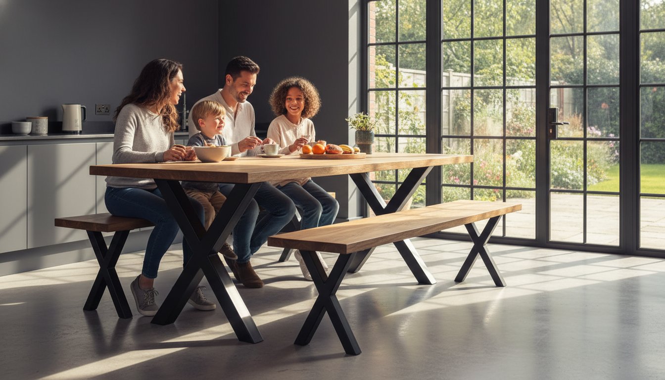 Kitchen Dining Table with Bench Seating: The Ultimate UK Guide to Handcrafted Sets