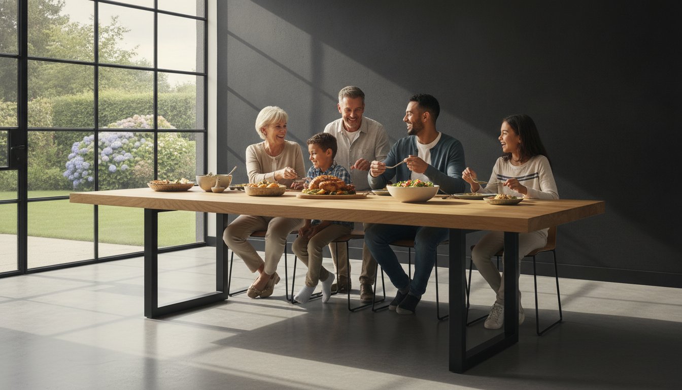 The Ultimate Guide to the Trapezium Dining Table: Style, Structure, and Substance