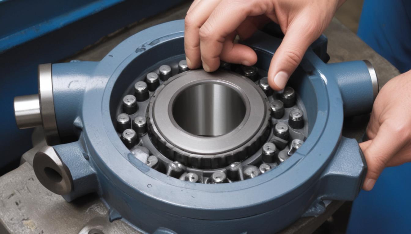 how to perform pump bearing maintenance