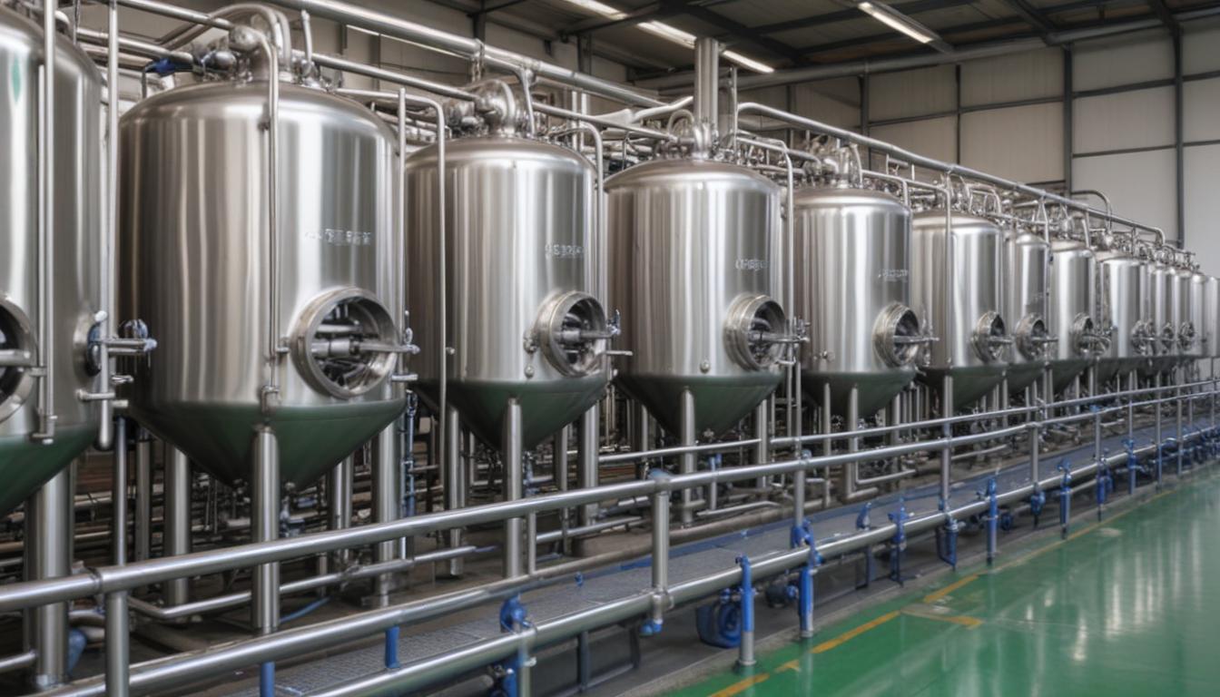 pumps used in alcoholic beverage production