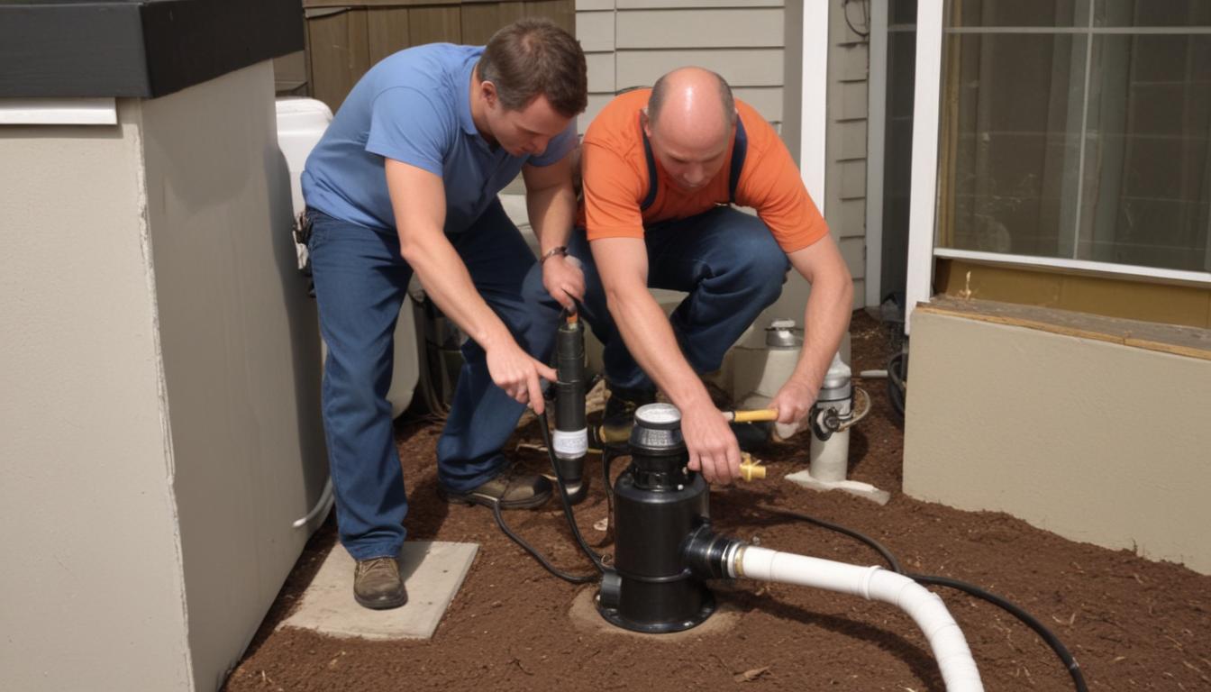 how to install a pump in a residential system