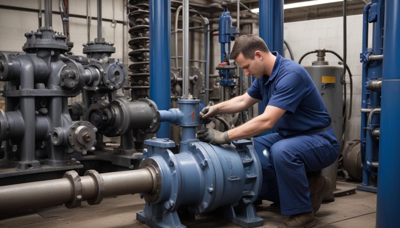 how to perform pump maintenance during shutdowns