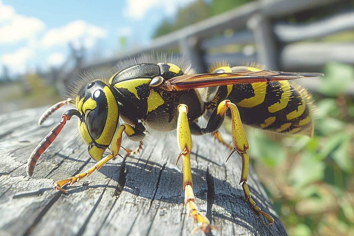 ruche indesirable 6489 - nid d'abeille dans volet roulant