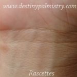 health and longevity from the rascettes, rascette, bracelet lines, life span palmistry