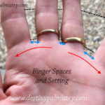 spaces between the fingers