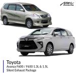 Toyota Avanza F600 / F650 / W100 / W150 1.3L & 1.5L Silent Exhaust Package