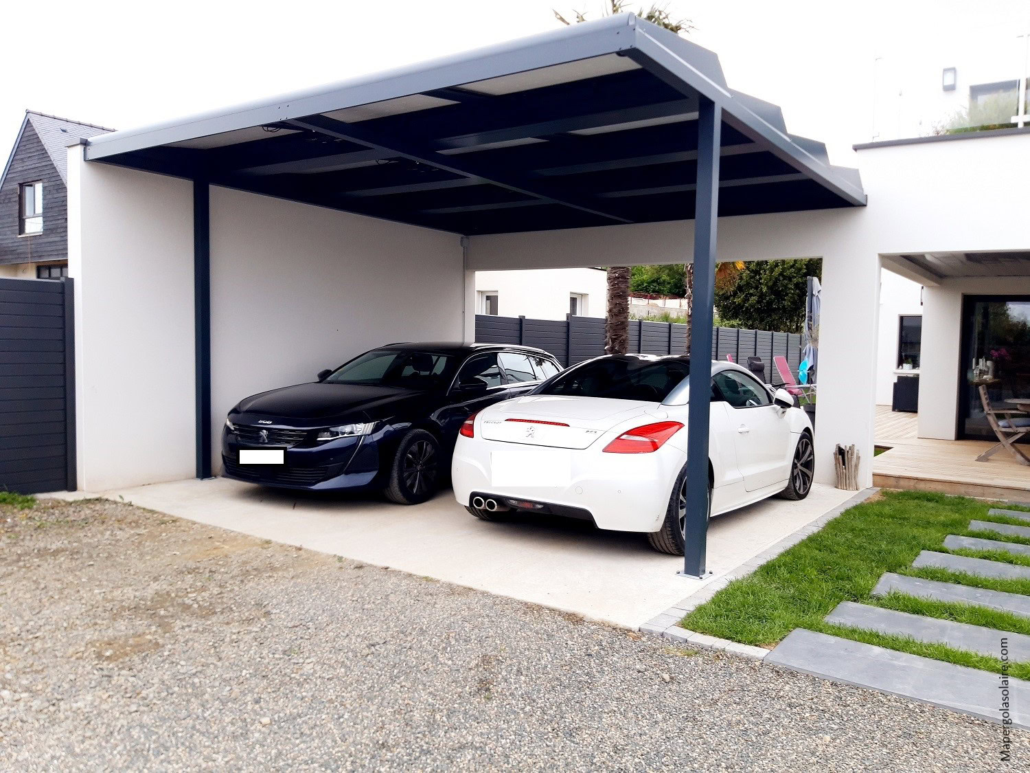 MA PERGOLA SOLAIRE_SHADOX SOLAR EVO_4x3_2_pieds_carport