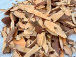 An Earth Day Inspired Zero-Waste Homemade Ice Cream Using Potatoes image 5 pile of sweet potaro peelings Frosted Fusions