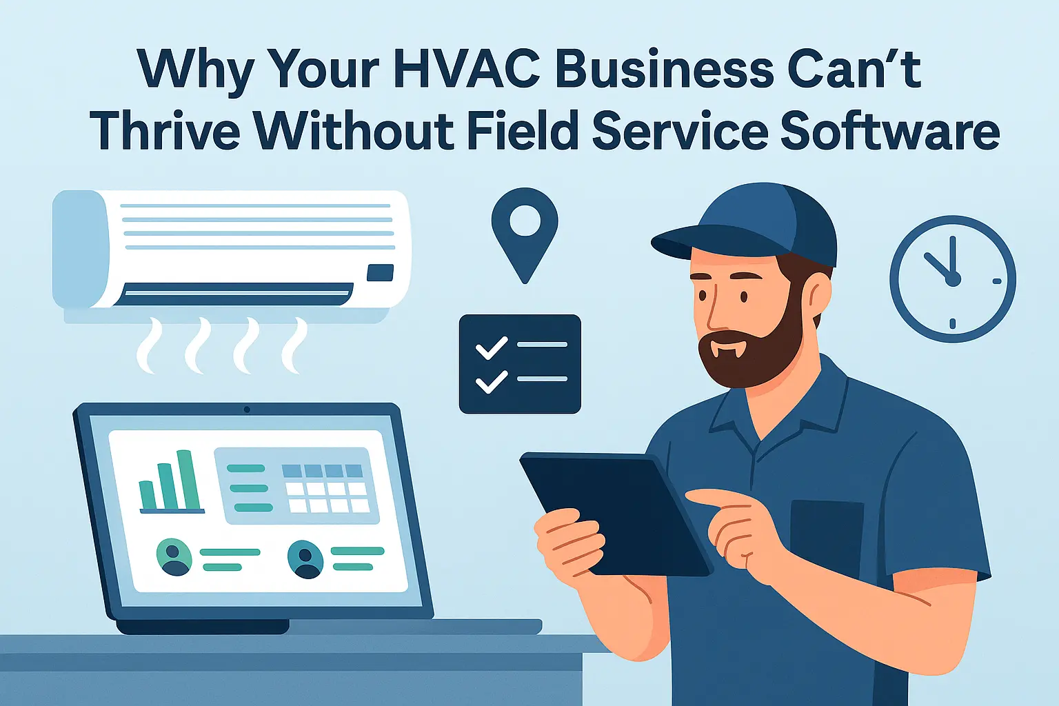 Por Qué Tu Negocio No Puede Prosperar Sin el Software de Servicios de Campo para HVAC