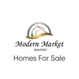 Modern Market REALTORS® logo with the words Homes for sale on a white background