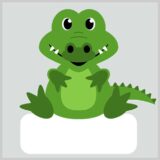 Geburtstafel Krokodil - Kopie