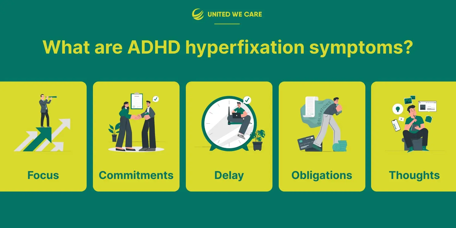 What are ADHD hyperfixation symptoms?