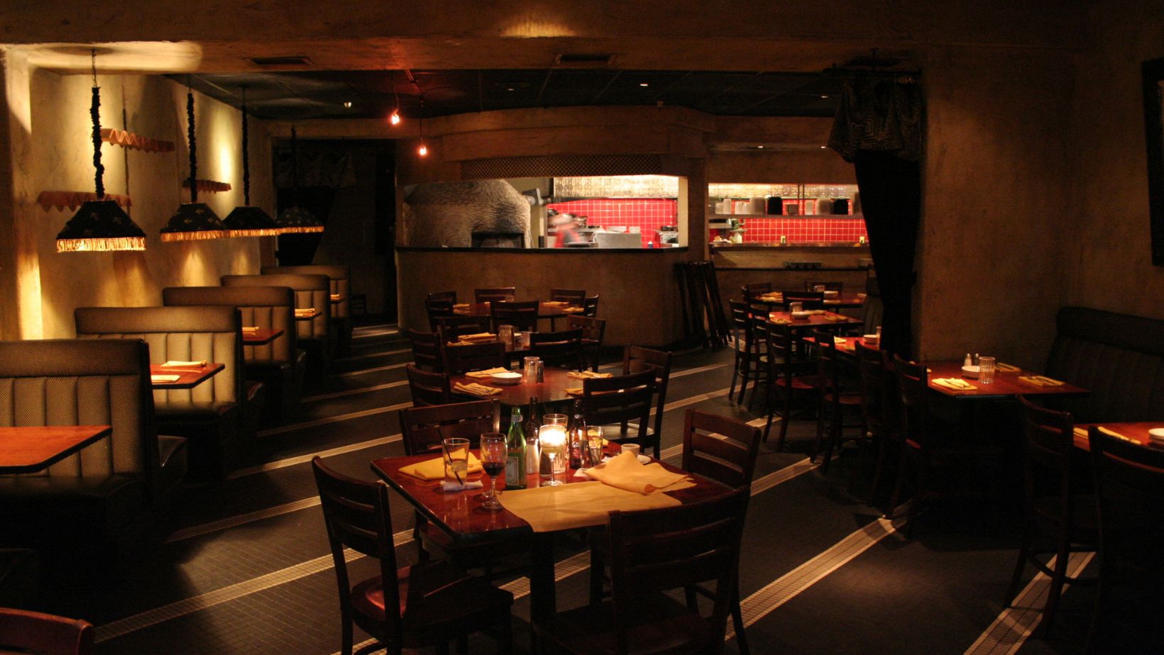 Interior of a restaurant showing the variety of restuarant location and concept.