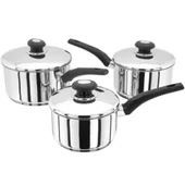 What Equipment Do You Need To Make Homemade Ice Cream Apr25 update image 6 three silver saucepans with lids Frosted Fusions